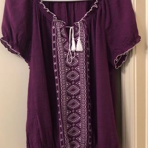 I.N. STUDIO PEASANT TOP size XL.